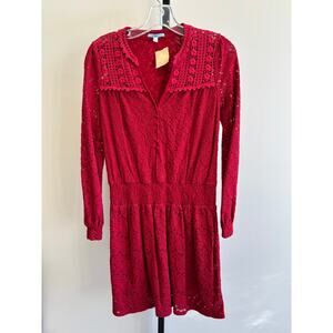 Leifnotes Red Long Sleeve Dress Size XS #44659
